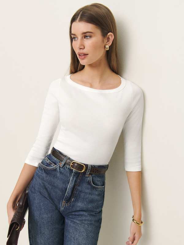 Kacey Knit Top - White